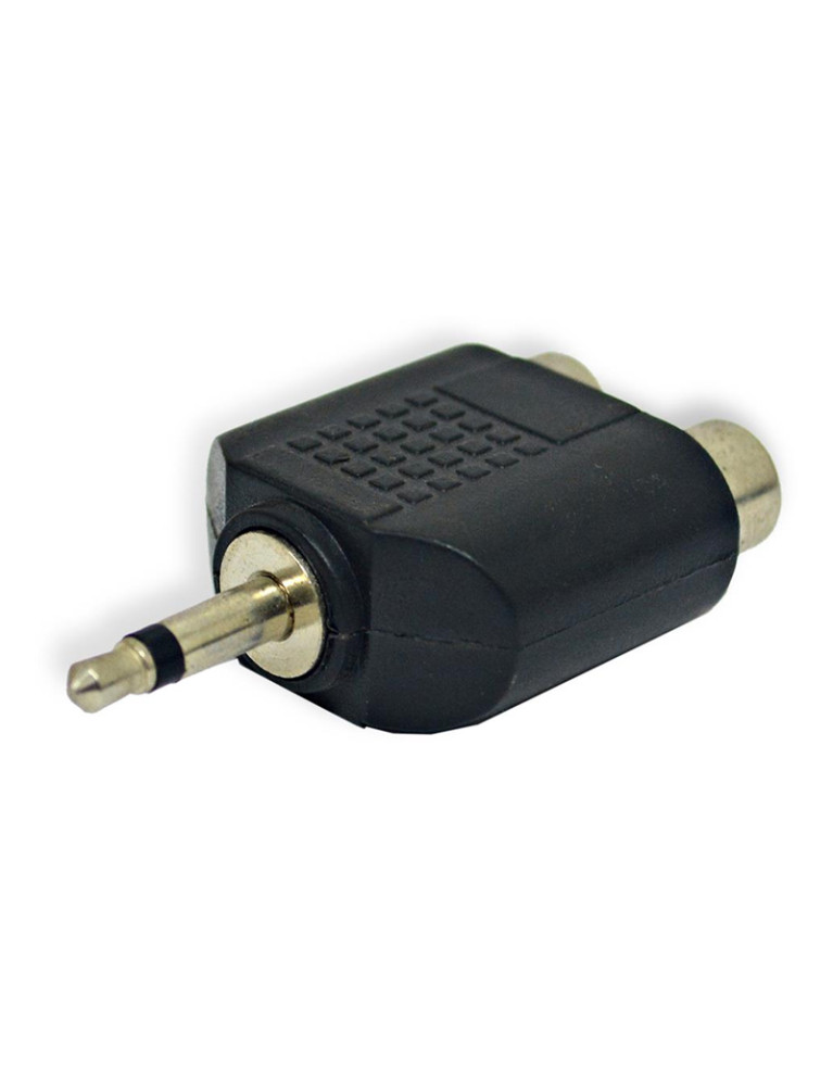 Adaptador 2 Jack Rca a Plug 3.5 Monofónico
