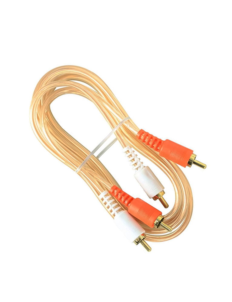 Cable de Audio 2 Plug RCA a 2 Plug RCA 1.5 Mt American Xtreme
