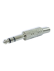 Plug 6.3 Stereo Metalico