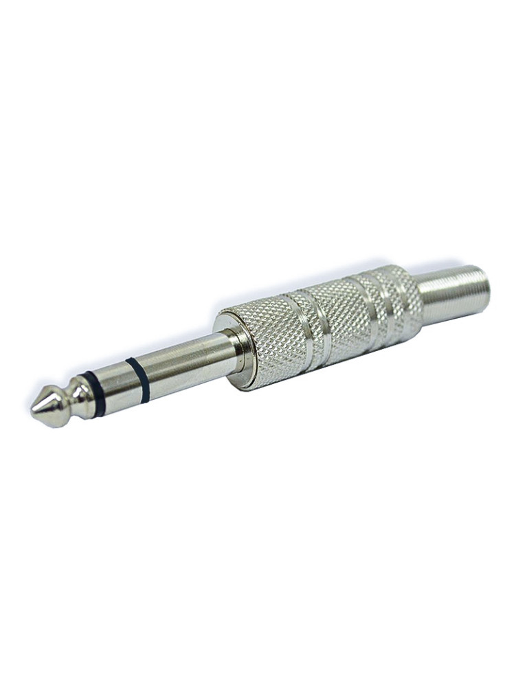 Plug 6.3 Stereo Metalico