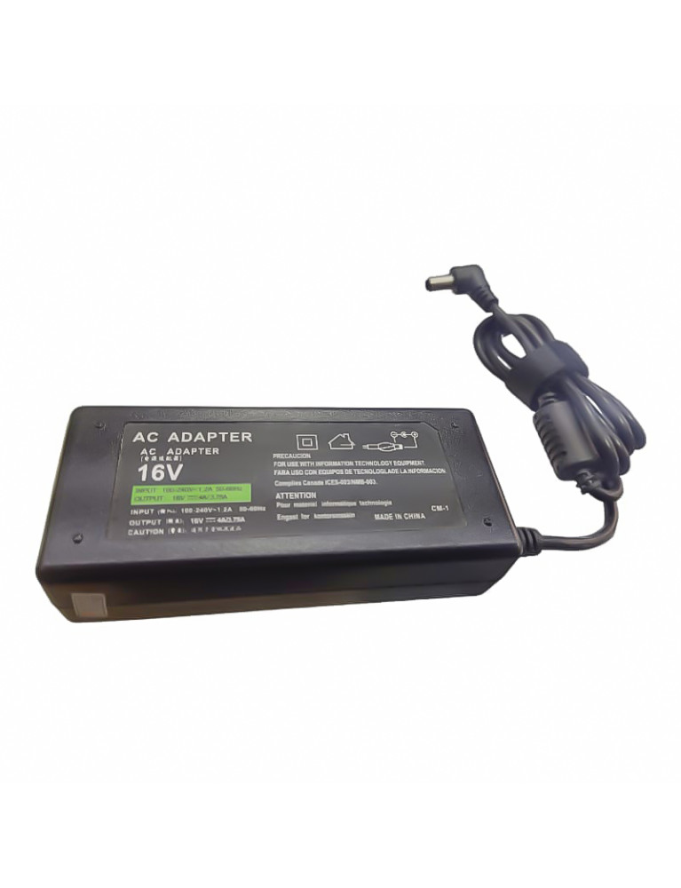 Cargador para monitor 16V 3.75A