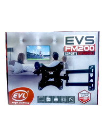 Soporte Giratorio 1 Brazo Para TV 17-42 Pulgadas/55 LBS/-13° EVS-FM200 Evl