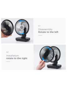 Mini Ventilador de escritorio inalámbrico