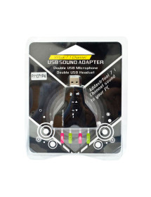 Tarjeta De Sonido USB Dual 7.1