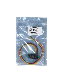 Módulo Voltímetro Digital DC 4.5V A 30.0V Azul MOD-DC3-BL