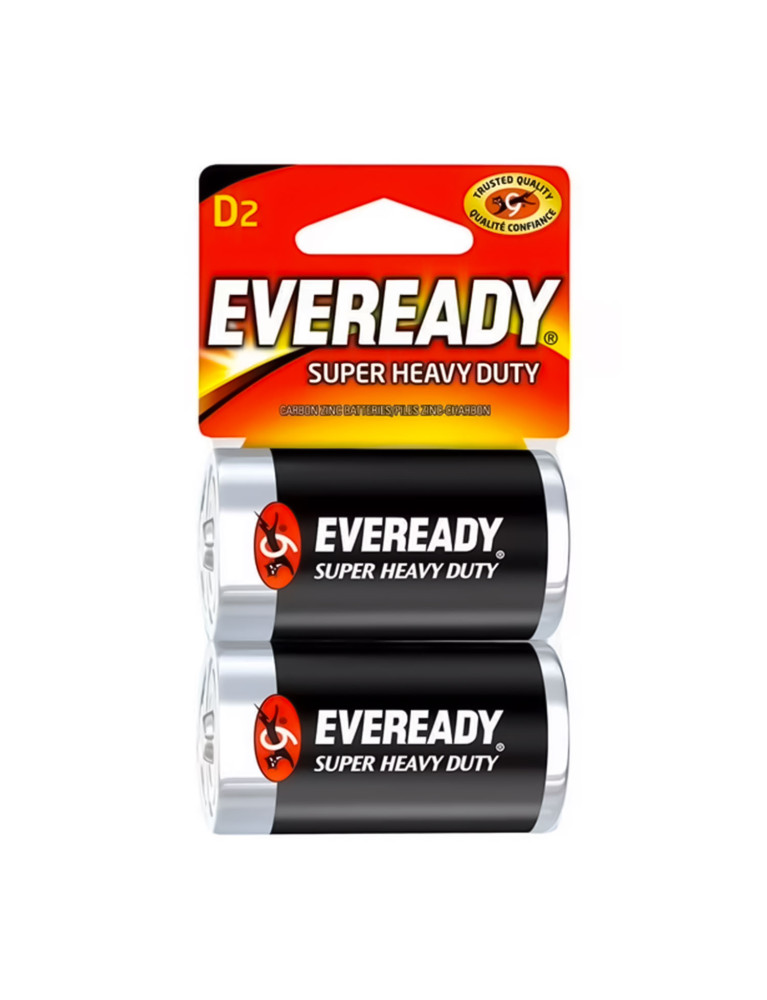 Pilas D Carbón Eveready Super Heavy Duty