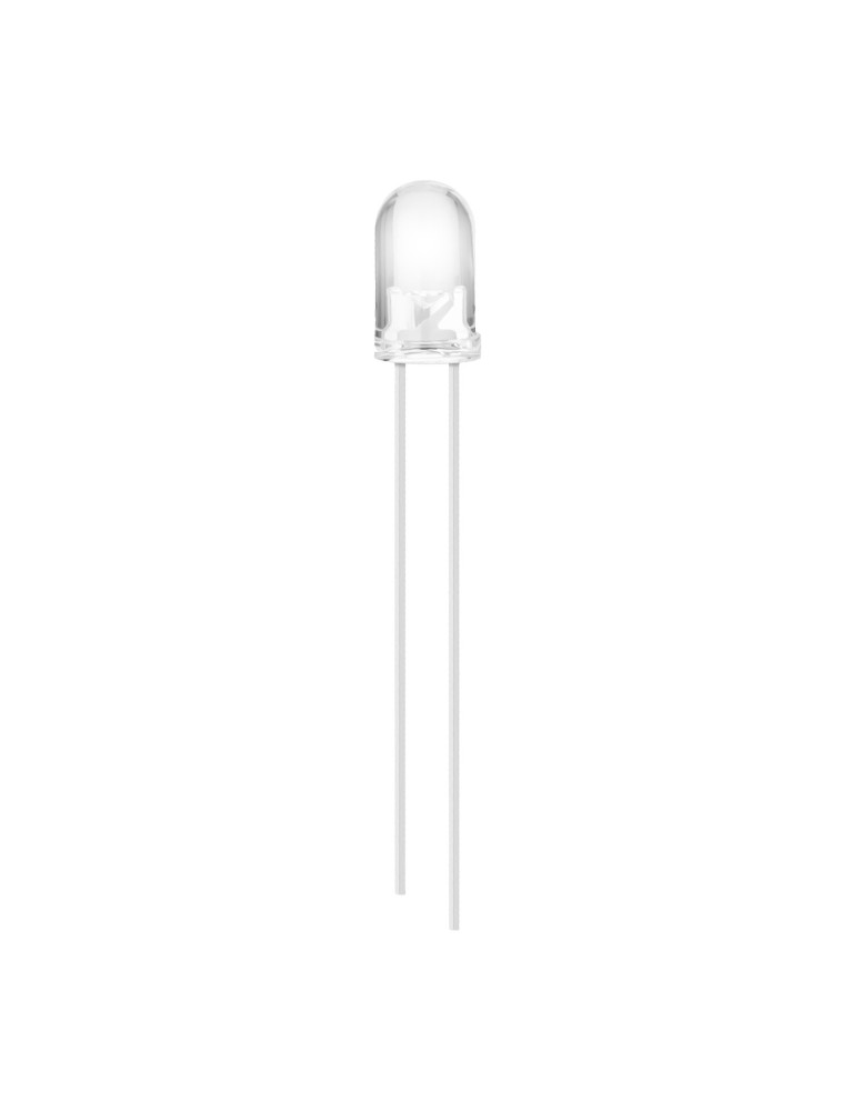Diodo Led Transparente Blanco 5mm