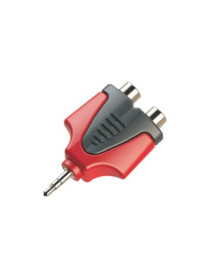 Adaptador 2 Jack Rca a Plug...