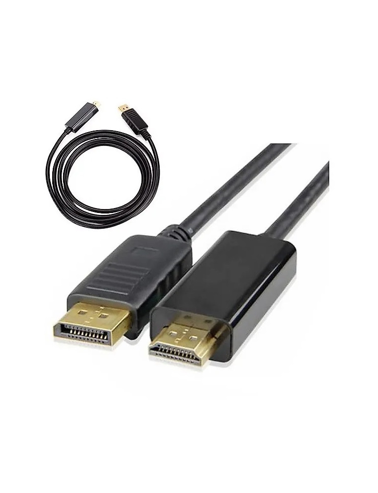 Cable DisplayPort a Hdmi 1.8 Metros 4K Unidireccional