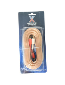 Cable de Audio 2 Plug RCA a 1 Plug 3.5 Estereo CA-17CG 6 Mt American Xtreme