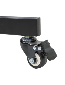 Soporte de Piso Para TV 32-75 Pulgadas /88 LBS/Ajustable ±15° Con Ruedas EVS-TR600 Evl