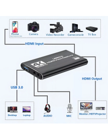 Capturadora De Video 4K - Usb 3.0 - 1920 X 1080P Ultra Hd