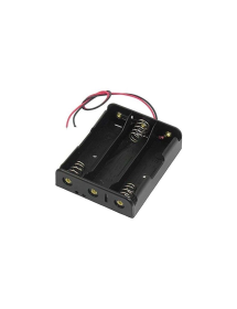 Porta Pilas AA X 3 Con Cable