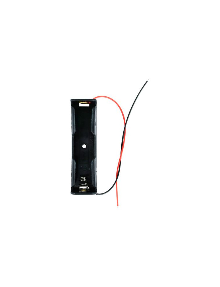 Porta Pilas X1 Para Pila 18650 Con Cable