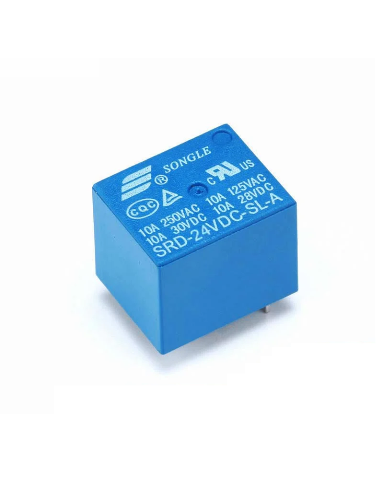 Relay 24 Voltios Dc -  5 Pines Pequeño RH-024C